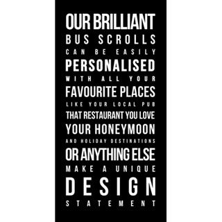 Bus Scroll 100x50cm image