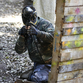Junior Paintballing for 4 (beginners) image